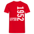 70. Geburtstag Shirt Legendär seit Juni 1952 Geschenk Geschenkidee T-Shirt - Rot