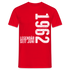 60. Geburtstag Shirt Legendär seit Juni 1962 Geschenk Geschenkidee T-Shirt - Rot