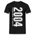 18. Geburtstag Shirt Legend Since 2004 Geschenk Geschenkidee T-Shirt - Schwarz