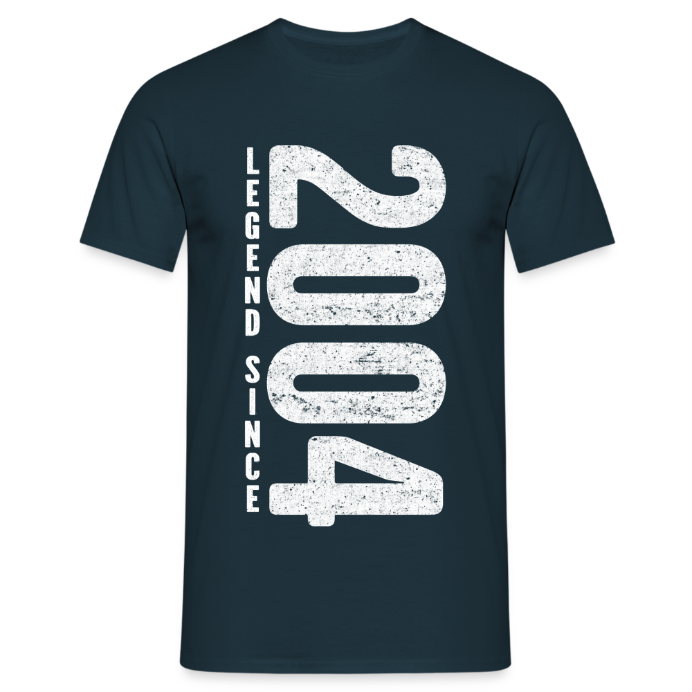 18. Geburtstag Shirt Legend Since 2004 Geschenk Geschenkidee T-Shirt - Navy