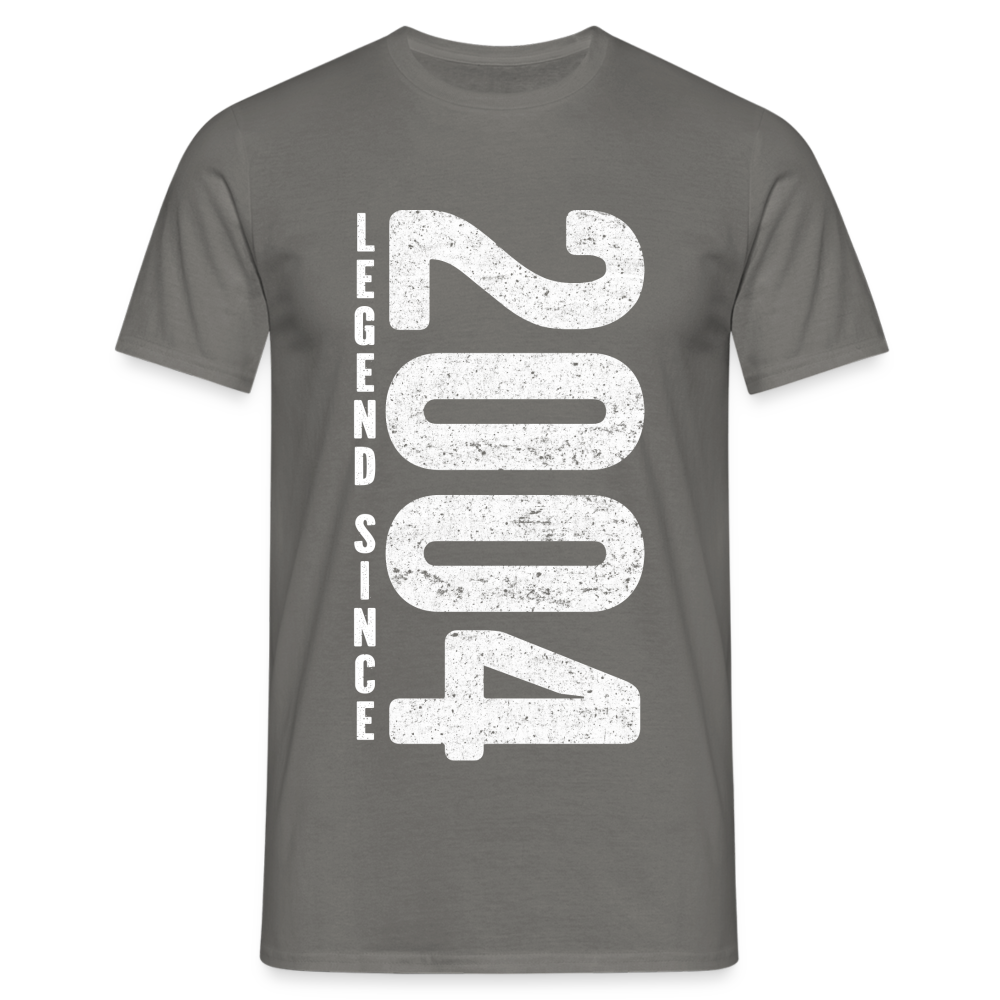 18. Geburtstag Shirt Legend Since 2004 Geschenk Geschenkidee T-Shirt - Graphit