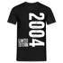 18. Geburtstag 2004 Limited Edition Geschenkidee T-Shirt - Schwarz