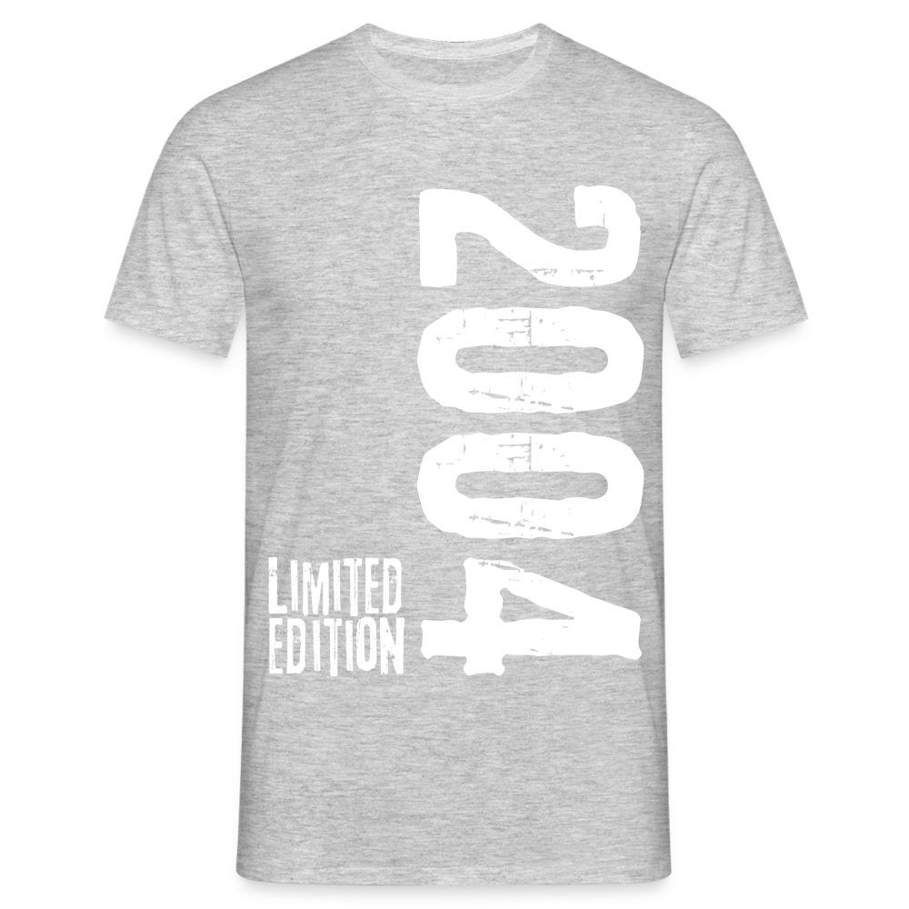 18. Geburtstag 2004 Limited Edition Geschenkidee T-Shirt - Grau meliert