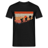 Berge Wandern Wander Shirt Retro Style Geschenk Lustiges T-Shirt - Schwarz