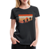 Berge Wandern Wander Shirt Retro Style Geschenk Lustiges Frauen Premium T-Shirt - Schwarz