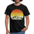 Berge Wandern Shirt Retro Style Lustiges Geschenk T-Shirt - Schwarz