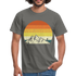 Berge Wandern Shirt Retro Style Lustiges Geschenk T-Shirt - Graphit