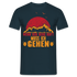 Berge Wandern Shirt Muss gehen der Berg ruft Lustiges Geschenk T-Shirt - Navy