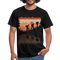 Berge Wandern Wander Shirt Retro Style Geschenk Lustiges T-Shirt - Schwarz