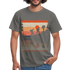 Berge Wandern Wander Shirt Retro Style Geschenk Lustiges T-Shirt - Graphit