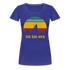 Berge Wandern Shirt Ich Bin Weg Lustiges Geschenk Frauen Premium T-Shirt - Königsblau