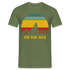 Berge Wandern Shirt Ich Bin Weg Lustiges Geschenk T-Shirt - Militärgrün