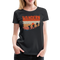 Berge Wandern Shirt Retro Style Lustiges Geschenk Frauen Premium T-Shirt - Schwarz