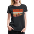 Berge Wandern Shirt Retro Style Lustiges Geschenk Frauen Premium T-Shirt - Schwarz