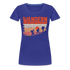 Berge Wandern Shirt Retro Style Lustiges Geschenk Frauen Premium T-Shirt - Königsblau