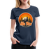 Bergmensch Berge Wandern Natur Shirt Hike More Lustiges Geschenk Frauen Premium T-Shirt - Navy