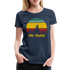 Bergmensch Berge Wandern Natur Shirt Und Tschüss Lustiges Geschenk Frauen Premium T-Shirt - Navy