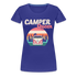 Camping Camper Shirt Camping Queen Lustiges Geschenk T-Shirt - Königsblau