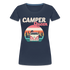 Camping Camper Shirt Camping Queen Lustiges Geschenk T-Shirt - Navy