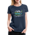 Bergmensch Berge Wandern Natur Shirt Lustiges Geschenk Frauen Premium T-Shirt - Navy