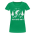 Bergmensch Berge Wandern Natur Shirt Der Berg Ruft Lustiges Geschenk Frauen Premium T-Shirt - Kelly Green