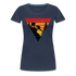 Bergmensch Berge Wandern Natur Shirt Retro Style Lustiges Geschenk Frauen Premium T-Shirt - Navy