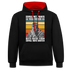 Werkstatt Shirt Einmal mit Profis war früher - heute reicht schon einmal ohne Idioten Kontrast-Hoodie - Schwarz/Rot