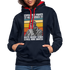 Werkstatt Shirt Einmal mit Profis war früher - heute reicht schon einmal ohne Idioten Kontrast-Hoodie - Navy/Rot