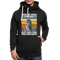 Werkstatt Shirt Einmal mit Profis war früher - heute reicht schon einmal ohne Idioten Lustiges Schalkragen Hoodie - Schwarz