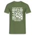 QR Code Shirt Bevor Du Fragst, NEIN Scanne das Shirt Lustiges T-Shirt - Militärgrün