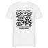 QR Code Shirt Bevor Du Fragst, NEIN Scanne das Shirt Lustiges T-Shirt - white