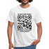 QR Code Shirt Bevor Du Fragst, NEIN Scanne das Shirt Lustiges T-Shirt - white