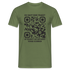 QR Code Shirt Bevor Du Fragst, NEIN Scanne das Shirt Lustiges T-Shirt - Militärgrün