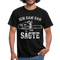 Holzfäller Wandarbeiter Shirt Kettensäge Ich kam sah und sägte Lustiges Geschenk T-Shirt - Schwarz