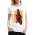 Bikerin Motorrad Fahrerin Frau auf Motorrad Frauen Premium T-Shirt - weiß