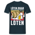 Löten Digga Löten Biertrinker Shirt Bier Schnecke T-Shirt - Navy