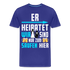 Herren JGA Shirt Junggesellenabschied Polterabend Premium T-Shirt - Königsblau