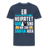 Herren JGA Shirt Junggesellenabschied Polterabend Premium T-Shirt - Navy