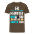 Herren JGA Shirt Junggesellenabschied Polterabend Premium T-Shirt - Edelbraun