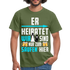 Herren JGA Shirt Junggesellenabschied Polterabend T-Shirt - Militärgrün