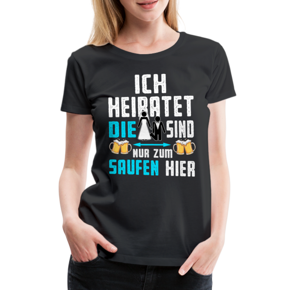 JGA Shirt Kostüm Junggesellenabschied JGA Mann T-Shirt Premium - Schwarz