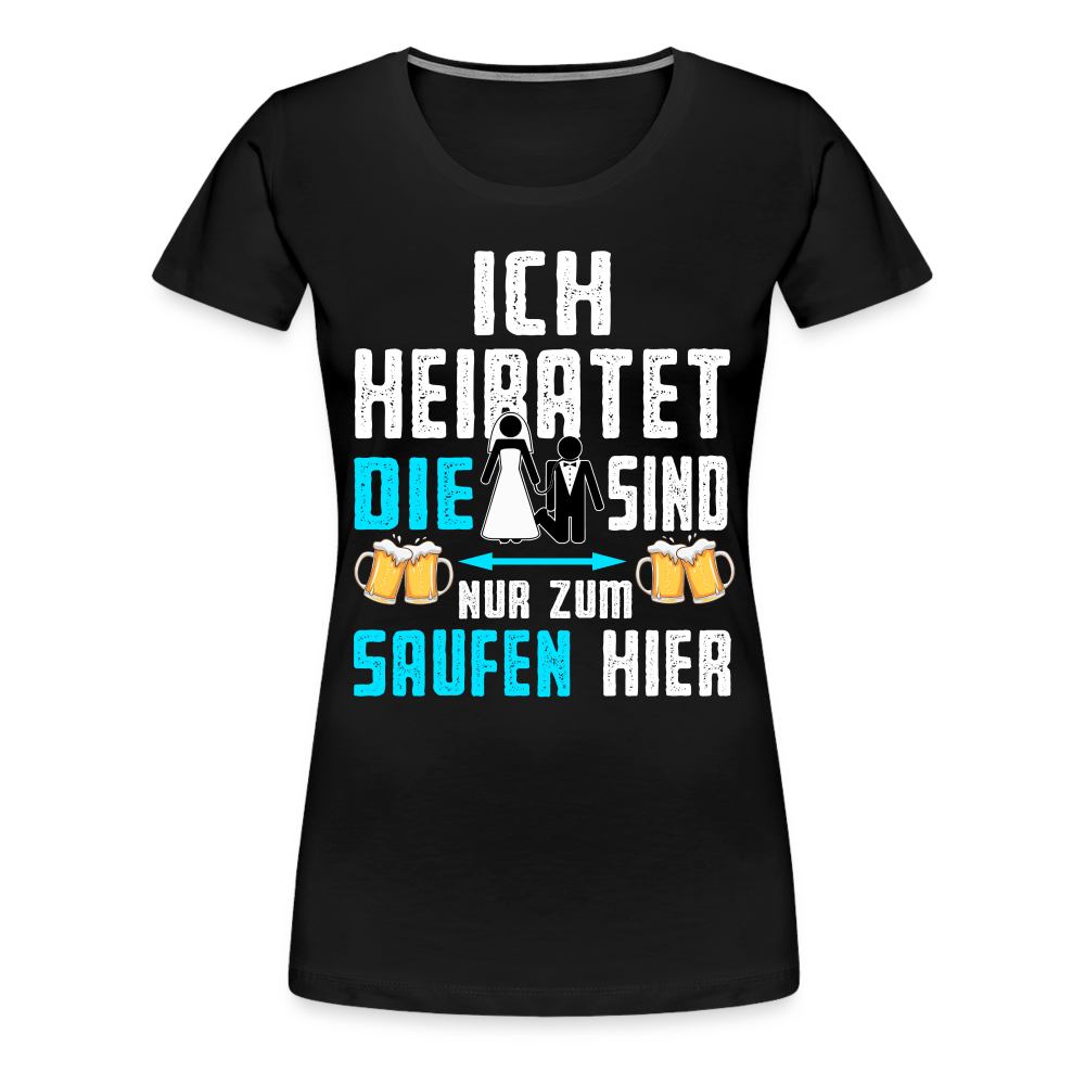 JGA Shirt Kostüm Junggesellenabschied JGA Mann T-Shirt Premium - Schwarz