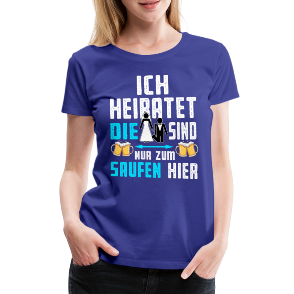 JGA Shirt Kostüm Junggesellenabschied JGA Mann T-Shirt Premium - Königsblau