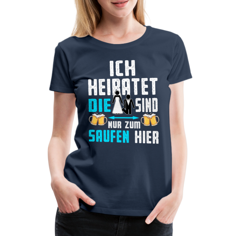 JGA Shirt Kostüm Junggesellenabschied JGA Mann T-Shirt Premium - Navy