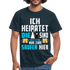 JGA Shirt Herren Bräutigam Kostüm Junggesellenabschied Männer JGA Mann T-Shirt - Navy