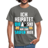 JGA Shirt Herren Bräutigam Kostüm Junggesellenabschied Männer JGA Mann T-Shirt - Graphit