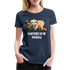 Faultier Müde Energiesparmodus Lustiges Premium T-Shirt - Navy
