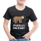 Faultier Müde Offizielles Schlafshirt Lustiges Kinder Premium T-Shirt - Schwarz