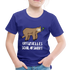 Faultier Müde Offizielles Schlafshirt Lustiges Kinder Premium T-Shirt - Königsblau