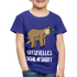 Faultier Müde Offizielles Schlafshirt Lustiges Kinder Premium T-Shirt - Königsblau